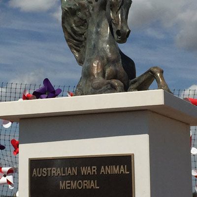 Pozieres War Animal Memorial