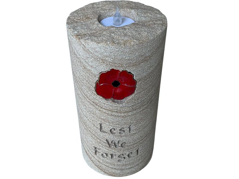 Eternal Remembrance Candle - Red Poppy