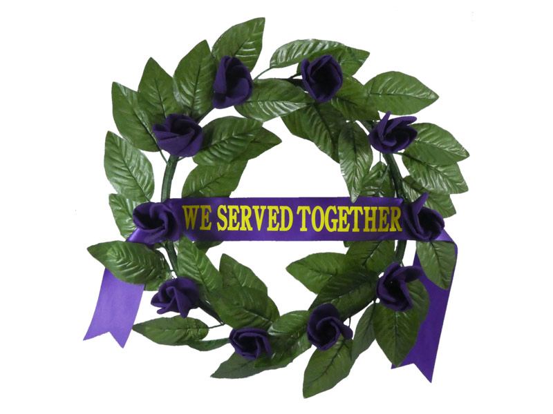 Remembrance Wreath - Purple Poppy
